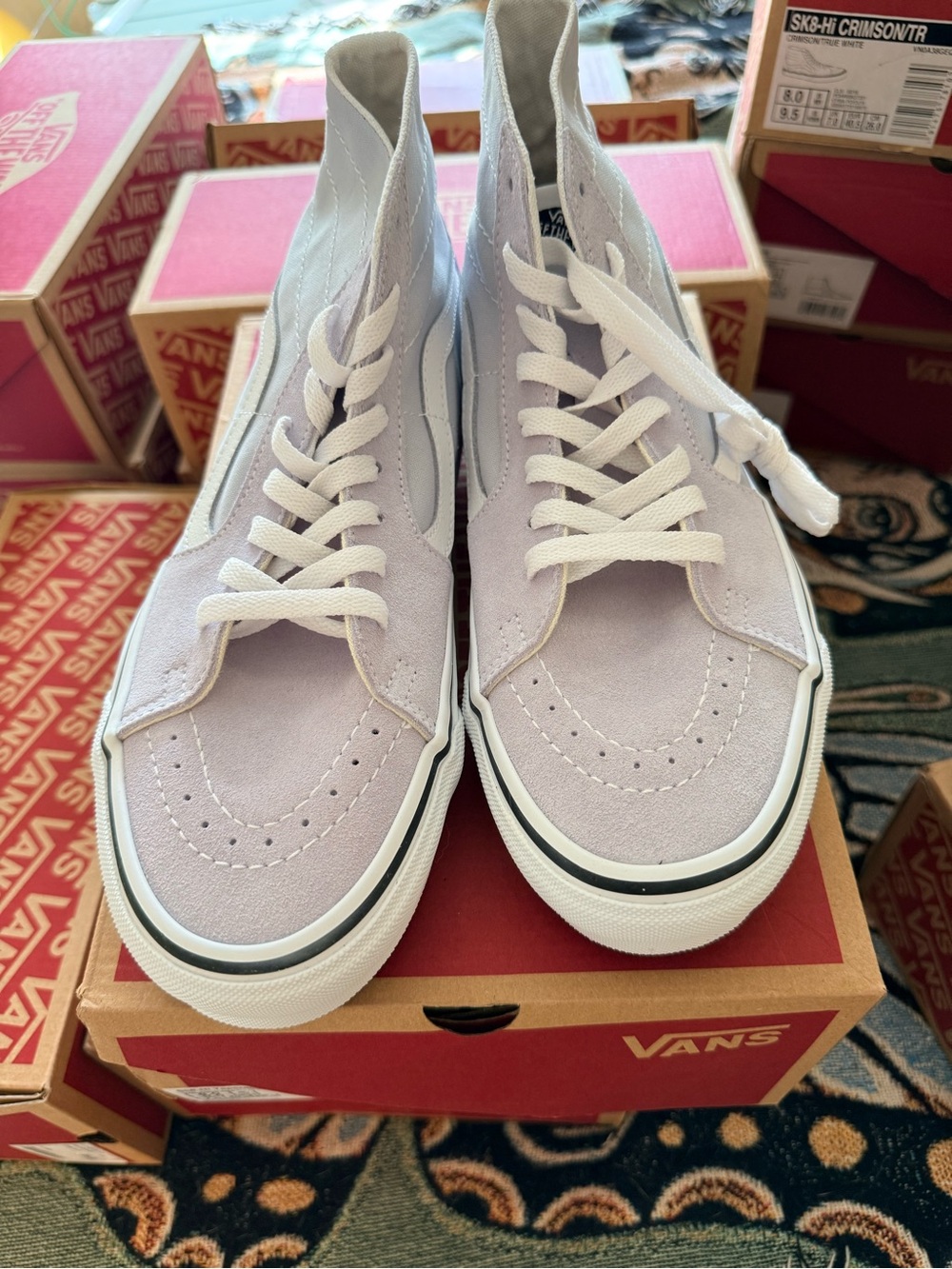BRAND NEW Vans Sk8-Hi Color Theory Halogen Blue women 9.5/men 8 - Picture 4 of 8